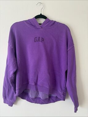GAP Purple Hooded Pullover Sweatshirt